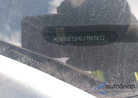 2018 Chevrolet Cruze Lt Auto z USA, uszkodzony, nr VIN 1G1BE5SM0J7167872